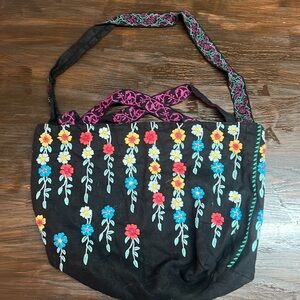Johnny Was Embroidered Tote